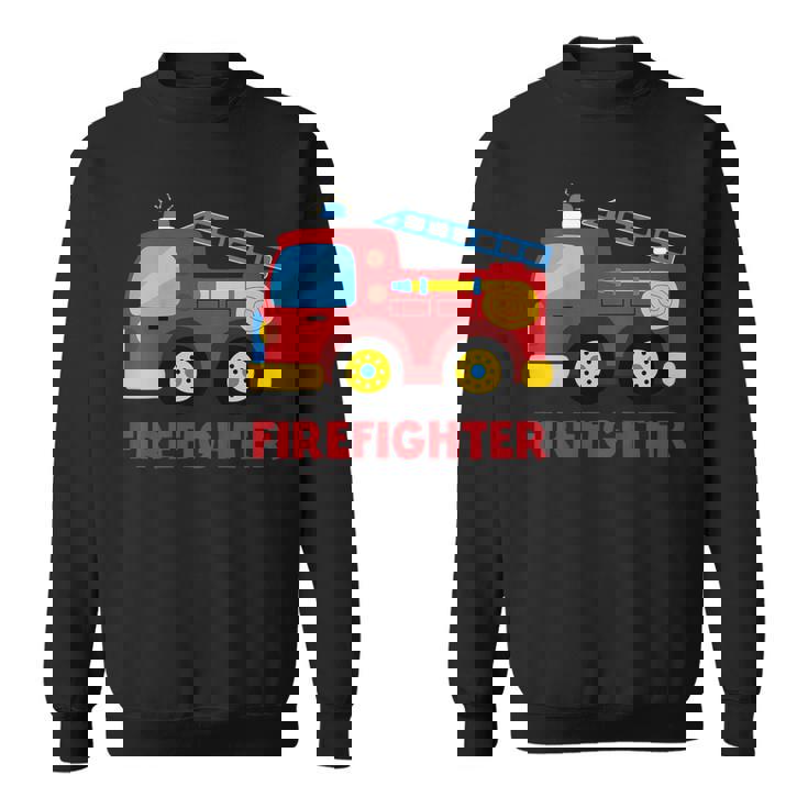 キッズ 消防車消防車 スウェットシャツ