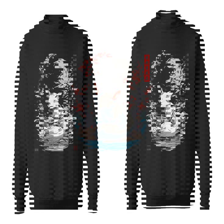 キツネ 妖怪 白狐 幽霊 浮世絵 ヴィンテージ スウェットシャツ