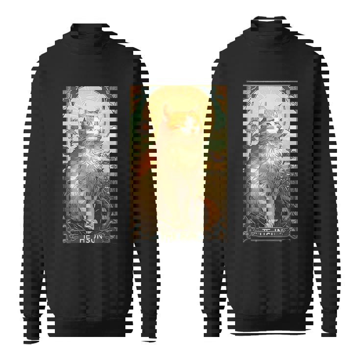 キャットタロットカード、サンタロットカード、アールヌーボーtシャツ スウェットシャツ