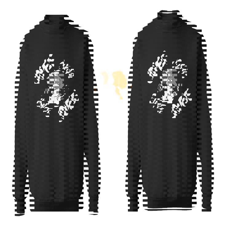 キャバリエ キング チャールズ スパニエル 犬 コーヒー スウェットシャツ