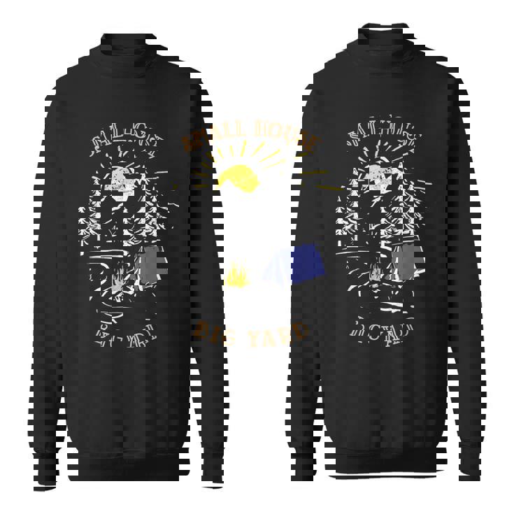 キャンプ スモールハウス ビッグヤード 山岳 キャンプファイヤー テント キャンプ スウェットシャツ