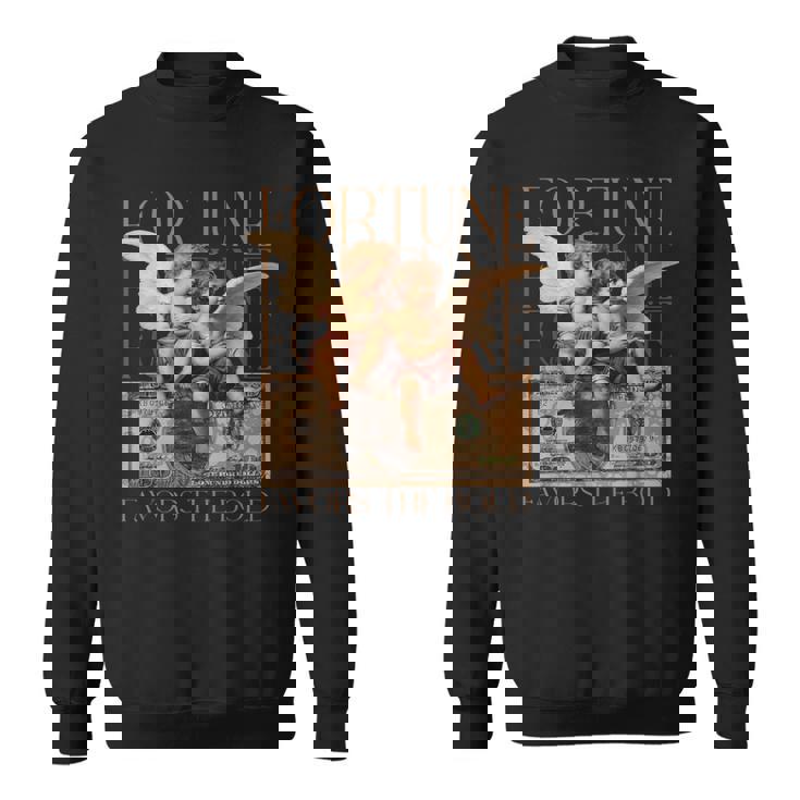 キューピッドとサイケ 2人の天使の赤ちゃん ドルフォーチュンアート スウェットシャツ