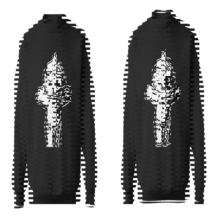 キューピー ベビー スケルトン ゾンビ スウェットシャツ