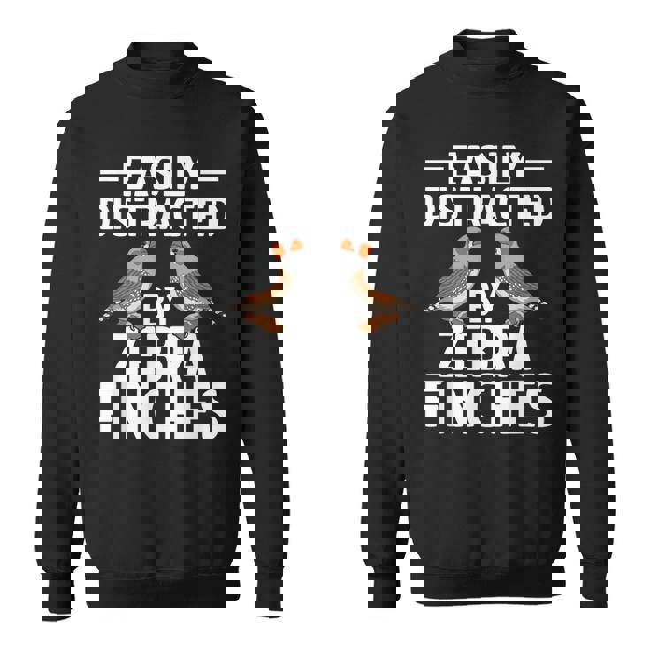 キンカチョウの飼育員はキンカチョウに気をそらされやすい スウェットシャツ