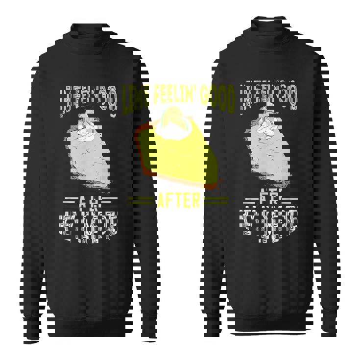 キー ライム パイ フィーリング グッドレモンパイ デザート フロリダパイ スウェットシャツ