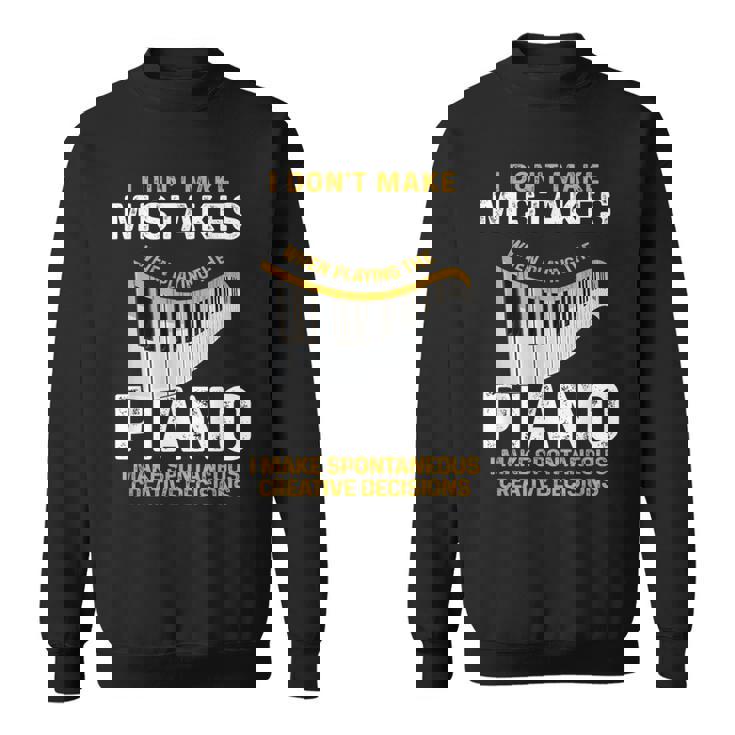 キーボード ピアニスト 面白い 音楽 ミュージシャン ピアノ奏者 恋人 スウェットシャツ