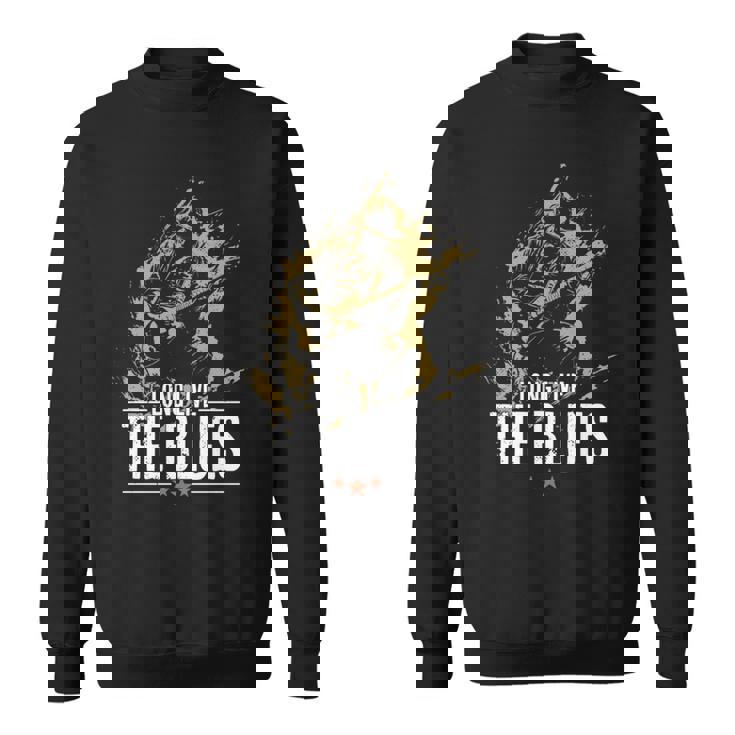 ギタリストのためのブルース・ミュージック・ギター ヴィンテージ 長袖tシャツ スウェットシャツ