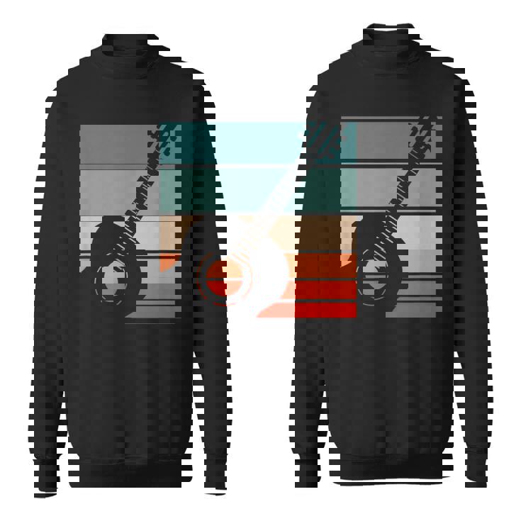 ギター レトロスタイル ビンテージ スウェットシャツ