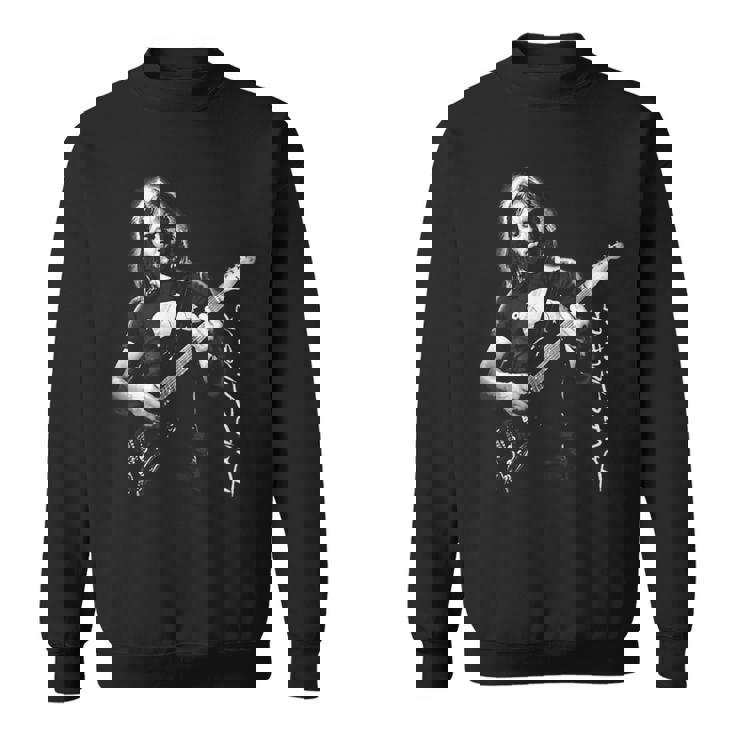 ギターを弾くデビッド・ギルモア スウェットシャツ