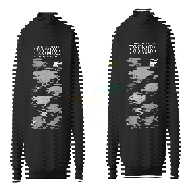 クジラ種 海洋生物 スウェットシャツ