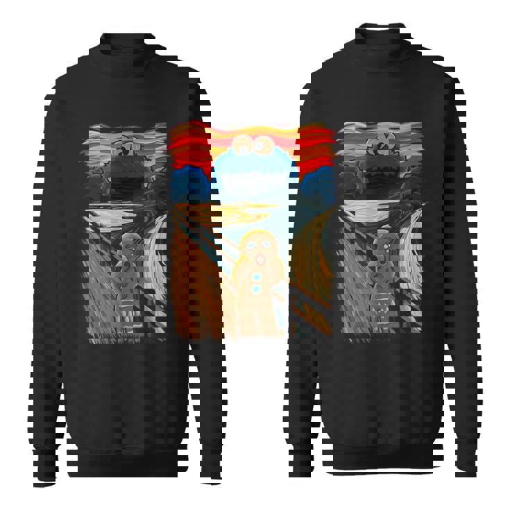 クッキー・マンチャーザ・スクリーム・ムンクモンスター・ジョーク スウェットシャツ