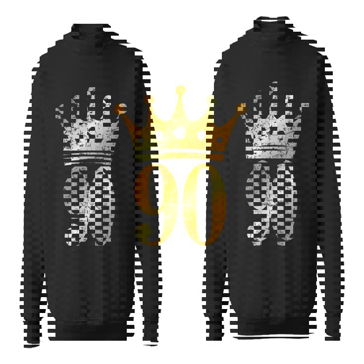 クラウン ナンバー90 ヴィンテージゴールデンイエロー 90歳の誕生日 スウェットシャツ