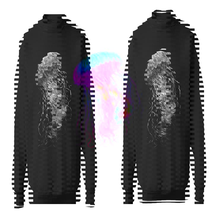 クラゲ 動物 モチーフ アート クラゲ スウェットシャツ