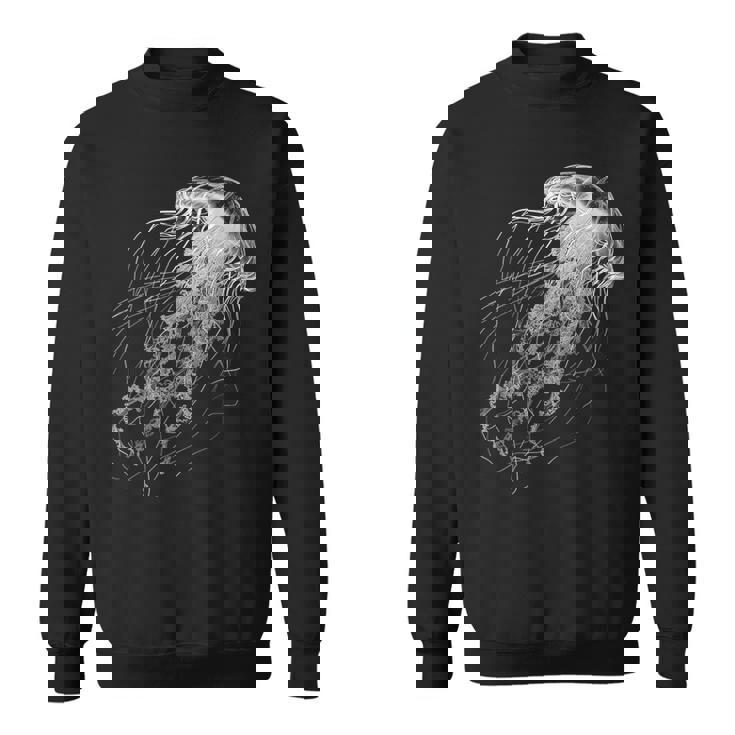 クラゲ 動物 モチーフ イラスト クラゲ スウェットシャツ