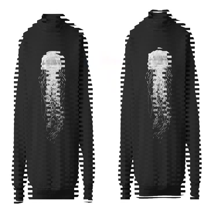 クラゲ 恋人 イラスト 動物 アート グラフィック クラゲ スウェットシャツ