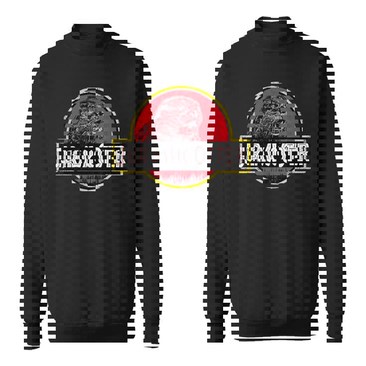 クリスマス用のかわいくて楽しいカワウソ。 スウェットシャツ