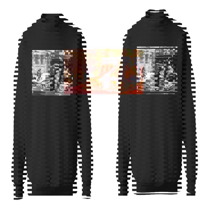 クレオパトラの毒をテストするアレクサンドル・カバネル1887 スウェットシャツ