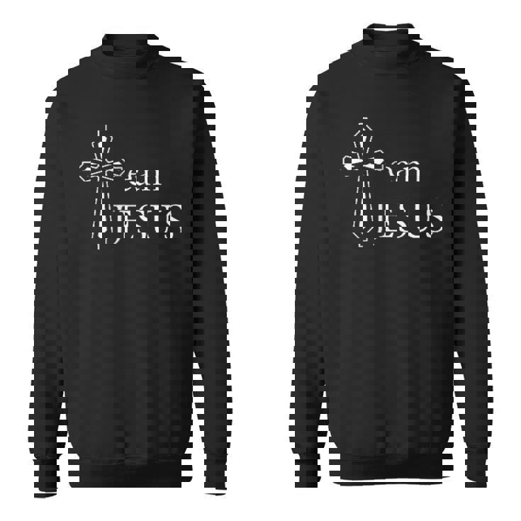 メンズ クロス 聖書チーム イエス・キリスト スウェットシャツ