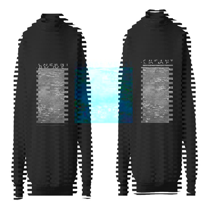 クロード モネ 面白いtシャツ 睡蓮 印象派 絵画 アート メンズ レディース 面白い 服 美術 油彩画 スウェットシャツ