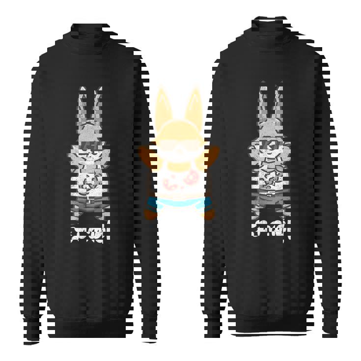 クールすぎるリラックスバニー スウェットシャツ