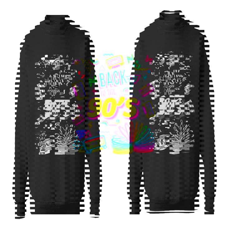 クールな90年代フォーエバー、ヴィンテージレトロバックトゥ90年代のグラフィックデザイン。 スウェットシャツ