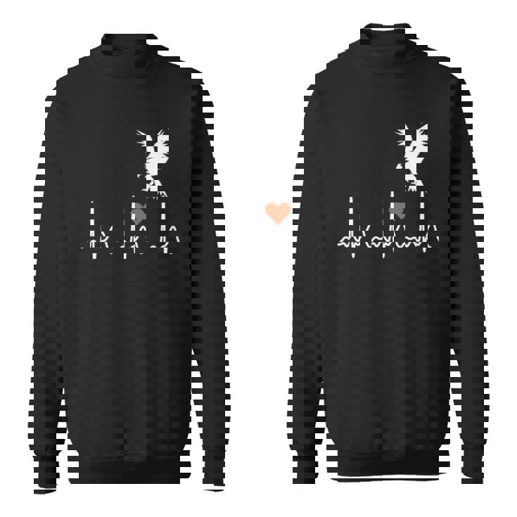 クールなアメリカンイーグル Usa ハートビート 素晴らしいギフト メンズ レディース キッズ 長袖tシャツ スウェットシャツ