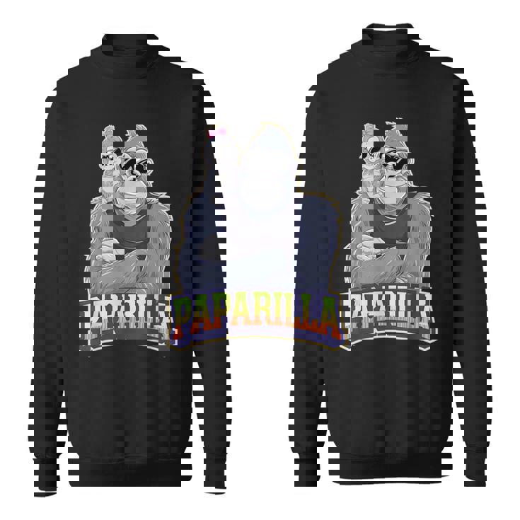 クール・パパ・ゴリラ 父娘ゴリラ スウェットシャツ