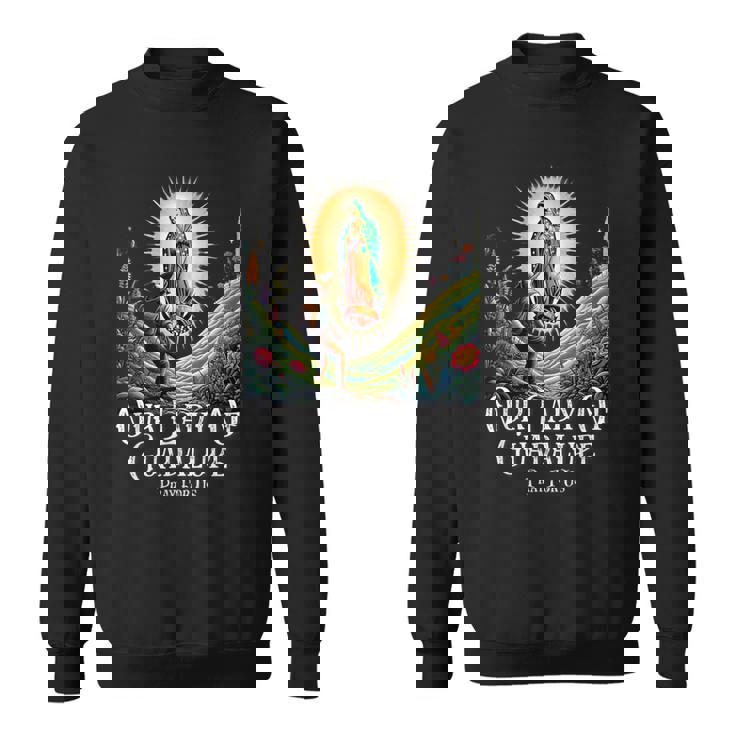 グアダルーペの聖母マリアカトリック スウェットシャツ