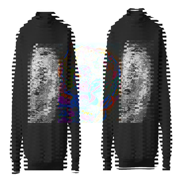 グスタフ・クリムト 乙女 2 アーティスト向け スウェットシャツ