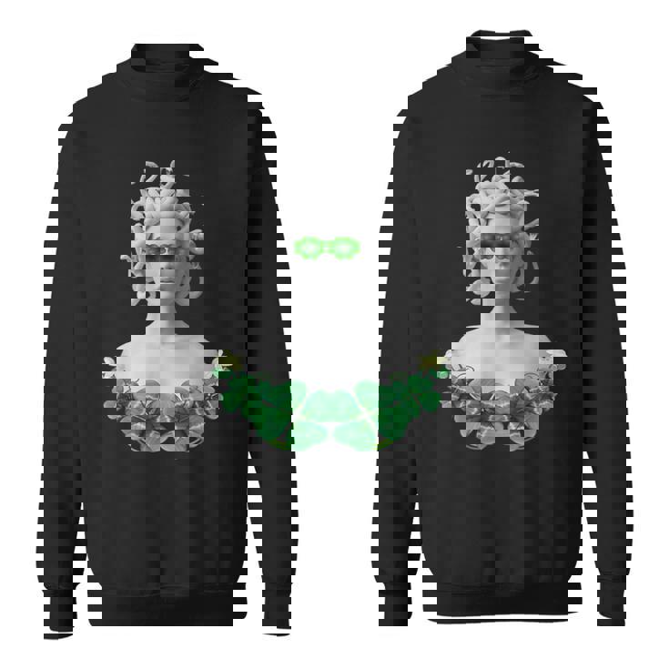 グリーン 聖パトリックデー メデューサ スウェットシャツ