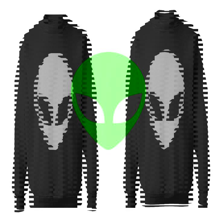 グリーンエイリアンヘッドアパレル 90年代スタイル ファニー エイリアン スウェットシャツ