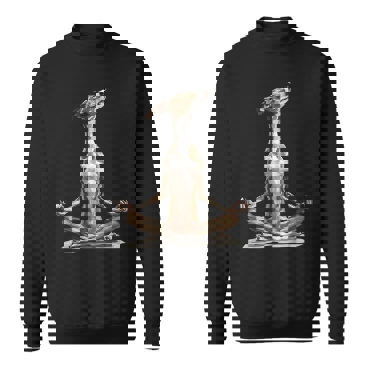 グレイハウンド ドッグ ヨガ スウェットシャツ