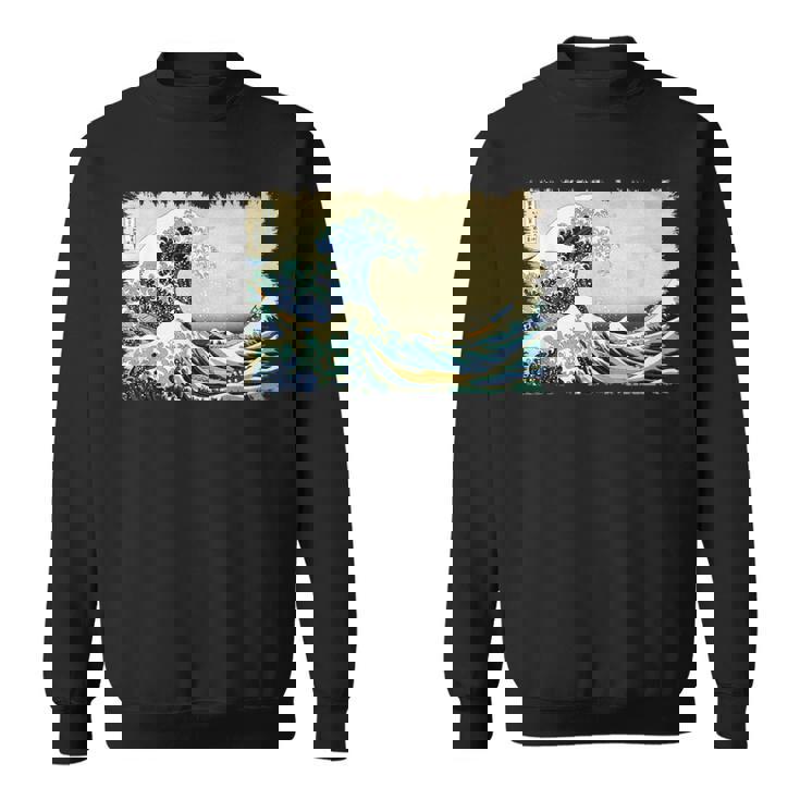 グレートウェーブ 葛飾北斎 名物 ヴィンテージアート おしゃれ スウェットシャツ