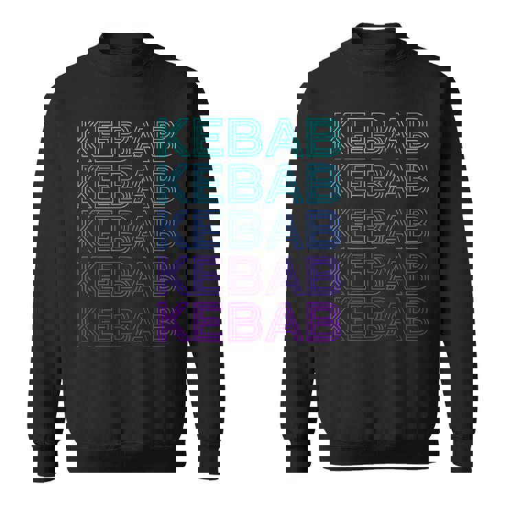 ケバブドーナーケバブケバップレトロ スウェットシャツ