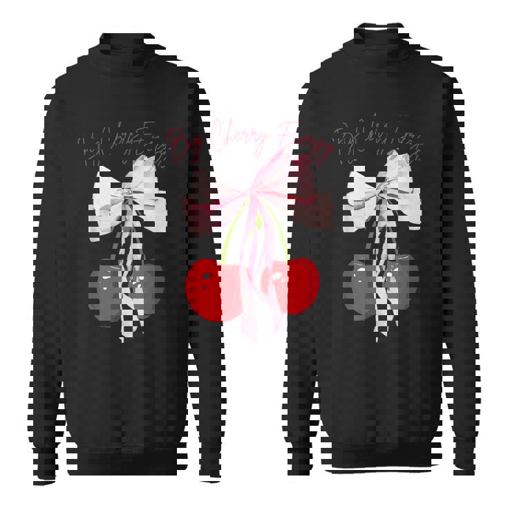 コケット さくらんぼのリボン ビッグチェリー エネルギー キュート コケット スウェットシャツ