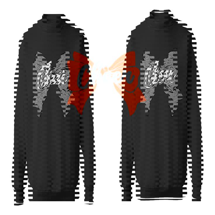 コケット オレンジ チア リボン スポーツ チアリーダー チアリーディング スウェットシャツ