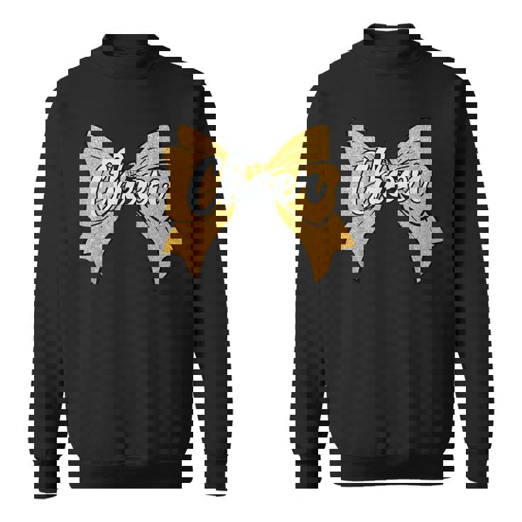 コケット チアボウ イエロー スポーツ チアリーダー チアリーダー スウェットシャツ