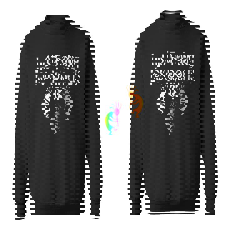 ココペリtシャツ ネイティブアメリカン タトゥースタイル ココペリ スウェットシャツ