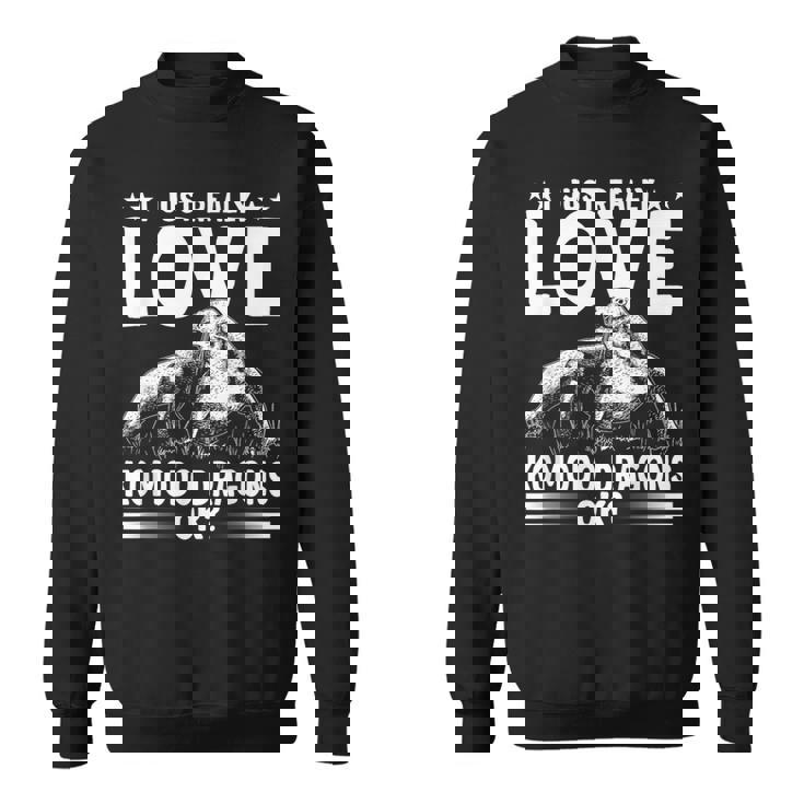 コモドドラゴンが大好き オーナー野生動物 コモドドラゴン スウェットシャツ