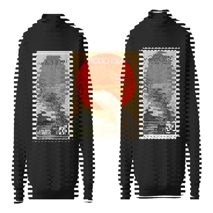 コモド島インドネシアコモドドラゴン スウェットシャツ