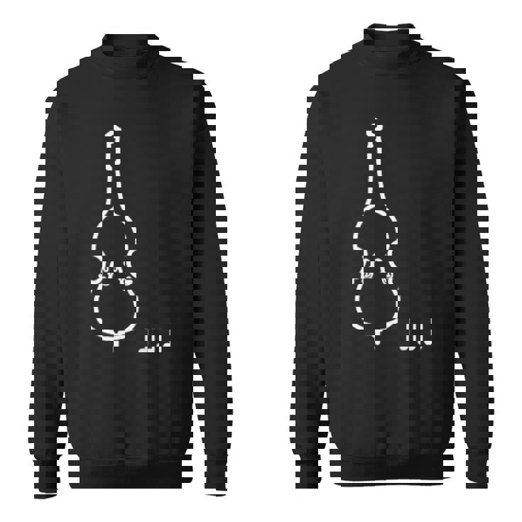 コントラバス 音符 音楽 楽器 スウェットシャツ