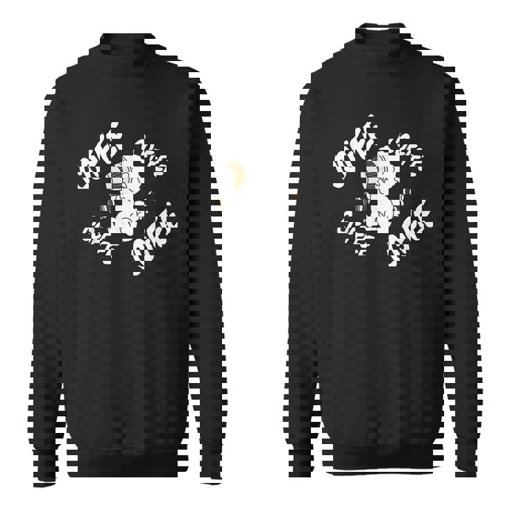 コーヒー ビション・フリーゼ 犬 スウェットシャツ