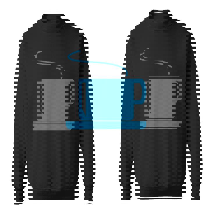 コーヒー、紅茶、カップ スウェットシャツ