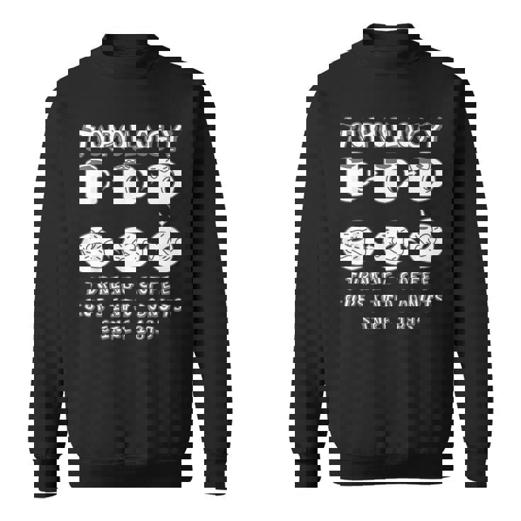 コーヒーカップをドーナツに変える面白いトポロジー 数学の先生 スウェットシャツ