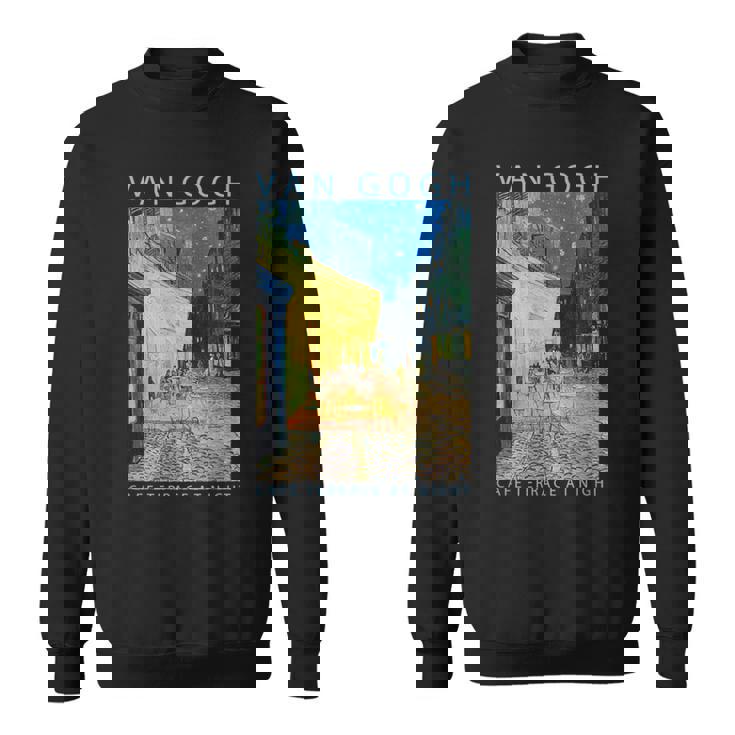 ゴッホ 面白いtシャツ アート 夜のカフェテラス 印象派 絵画 メンズ レディース 面白い 服 美術 油彩画 スウェットシャツ