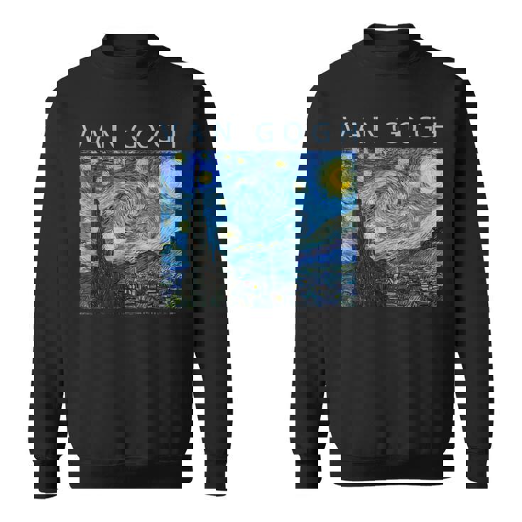 ゴッホ 面白いtシャツ おもしろ アート 星月夜 印象派 絵画 メンズ レディース 面白い 服 美術 ネタ スウェットシャツ