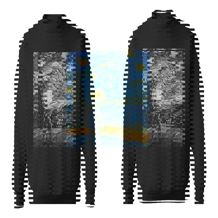 ゴッホにインスパイアされた先見の明のある宇宙飛行士未来の宇宙飛行士 スウェットシャツ