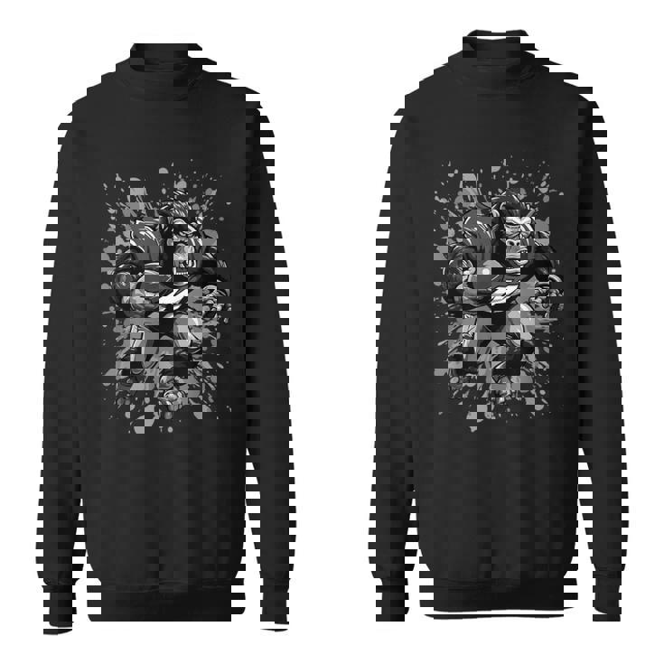 ゴリラ アメフトスポーツ スウェットシャツ