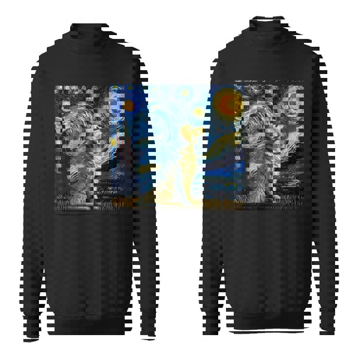 ゴールデンレトリバー 面白いtシャツ 犬 星月夜 イヌ かわいい メンズ おもしろ 服 グッズ ネタ わんこ スウェットシャツ