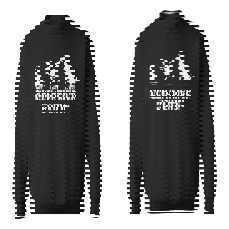 ゴールデンレトリバーオーナーのためのゴールデンレトリバーの進化 スウェットシャツ